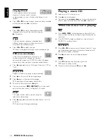 Preview for 20 page of Philips MX-1050D User Manual