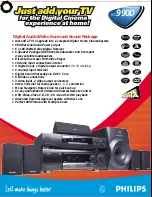 Philips MX-990D Specification Sheet предпросмотр