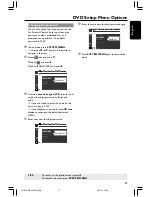 Предварительный просмотр 27 страницы Philips MX2500/01 User Manual