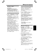 Preview for 27 page of Philips MX2500 User Manual