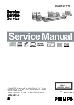 Preview for 1 page of Philips MX2600/77/78 Service Manual