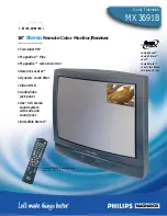 Предварительный просмотр 1 страницы Philips MX3691B Brochure