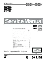 Preview for 1 page of Philips - MX3950D Service Manual