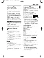 Preview for 19 page of Philips MX5100VR/00 User Manual