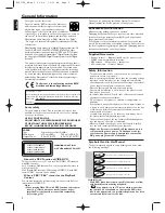 Предварительный просмотр 2 страницы Philips MX5100VR/02 User Manual