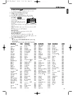 Предварительный просмотр 21 страницы Philips MX5100VR/02 User Manual