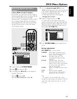 Preview for 37 page of Philips MX5500D/37 Quick Use Manual