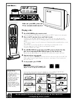 Предварительный просмотр 2 страницы Philips MX5600D/37 Quick Use Manual