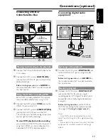 Предварительный просмотр 19 страницы Philips MX5600D/37 Quick Use Manual