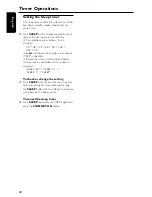 Preview for 42 page of Philips MX5600D/37 Quick Use Manual