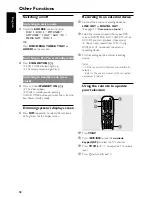 Предварительный просмотр 44 страницы Philips MX5600D/37 Quick Use Manual