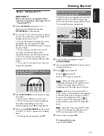 Предварительный просмотр 19 страницы Philips MX5800SA/21 User Manual