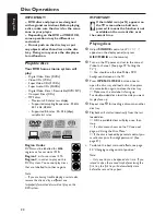 Предварительный просмотр 22 страницы Philips MX5800SA/21 User Manual