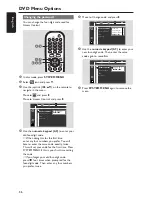 Предварительный просмотр 36 страницы Philips MX5800SA/21 User Manual