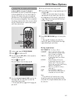 Предварительный просмотр 37 страницы Philips MX5800SA/21 User Manual