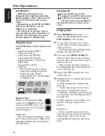 Предварительный просмотр 22 страницы Philips MX5800SA/22 User Manual