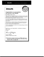 Предварительный просмотр 4 страницы Philips MX6050D User Manual