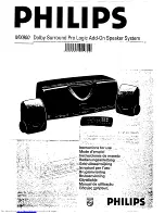 Preview for 1 page of Philips MX900 Instructions For Use Manual