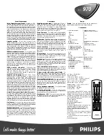 Preview for 2 page of Philips MX9703799 Specifications