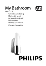 Philips myBathroom 34201/11/16 User Manual preview