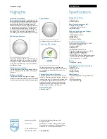 Preview for 2 page of Philips myLiving 37905/11/16 Brochure