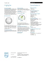 Preview for 2 page of Philips myLiving 40549/11/16 Brochure