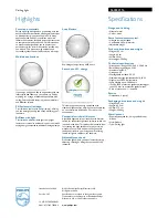 Preview for 2 page of Philips myLiving 56383/31/16 Brochure