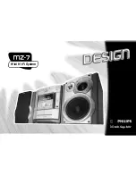 Philips MZ7/21 User Manual preview