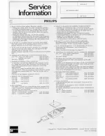 Preview for 18 page of Philips N 2607/00 Service Manual