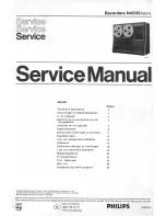 Preview for 1 page of Philips N4506 Service Manual