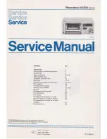 Preview for 1 page of Philips N5581 Servise Manual