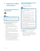 Preview for 4 page of Philips NC1 User Manual