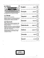 Предварительный просмотр 3 страницы Philips ND 7600 User Manual