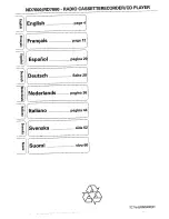 Предварительный просмотр 12 страницы Philips ND 7600 User Manual