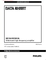 Philips NE5205A Datasheet предпросмотр