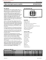 Preview for 2 page of Philips NE5205A Datasheet