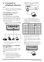 Preview for 10 page of Philips NeoPix Prime One User Manual