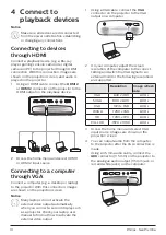 Предварительный просмотр 10 страницы Philips NeoPix Ultra NPX640 User Manual