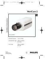 Предварительный просмотр 1 страницы Philips NetCam2 Installation Instructions Manual