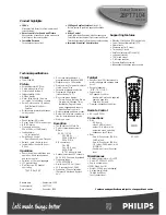 Предварительный просмотр 7 страницы Philips NICAM 28PT7104 Specifications