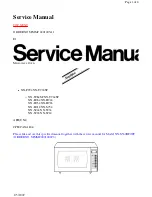 Preview for 1 page of Philips NN-H914 NN-S954 Service Manual