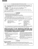 Preview for 2 page of Philips NN-SN968B Servise Manual