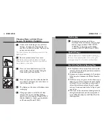 Preview for 10 page of Philips Norelco 1180XCC User Manual