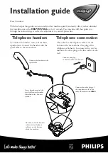 Preview for 1 page of Philips NORELCO 2 Installation Manual