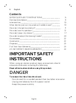 Preview for 4 page of Philips NORELCO 5000 Series User Manual