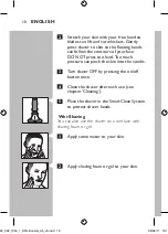 Предварительный просмотр 18 страницы Philips NORELCO 5750 Manual