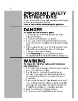 Preview for 4 page of Philips Norelco 5861XL User Manual