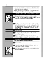 Preview for 12 page of Philips Norelco 5861XL User Manual