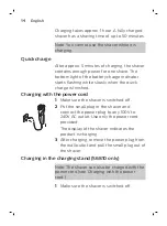 Preview for 14 page of Philips Norelco 6000 Series Manual