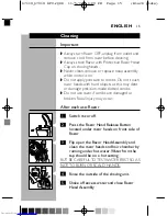 Preview for 14 page of Philips Norelco 6701X Manual